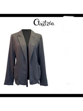 Aritzia Talula gray Kent Open front blazer size 4